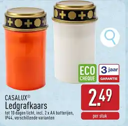 ALDI CASALUX Ledgrafkaars aanbieding