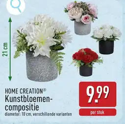 ALDI HOME CREATION Kunstbloemen- compositie aanbieding