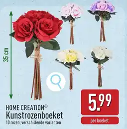 ALDI HOME CREATION Kunstrozenboeket aanbieding