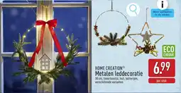 ALDI HOME CREATION Metalen leddecoratie aanbieding
