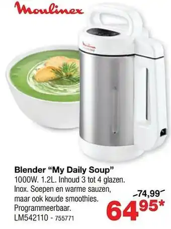 Moulinex blender my daily soup lm542110