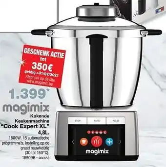 Magimix kokende keukenmachine cook expert xl 18909b
