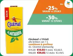 Comarkt Cécémel of Fristi aanbieding