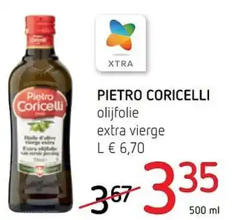 Spar Colruyt Pietro coricelli olijfolie extra vierge aanbieding