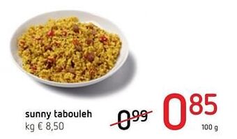 Sunny tabouleh