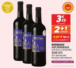 Netto Bordeaux AOP Bordeaux Château La Maçonne Rouge 2019 aanbieding