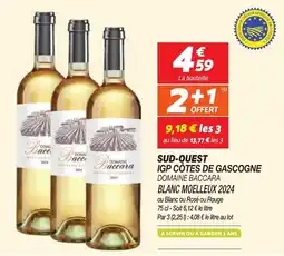 Netto Sud-Quest IGP Côtes de Gascogne Domaine Baccara Blanc Moelleux 2024 aanbieding