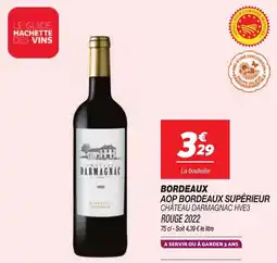 Netto Bordeaux AOP Bordeaux Supérieur Château Darmagnac HVE3 Rouge 2022 aanbieding