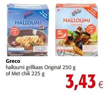 Greco halloumi grillkaas original of met chili