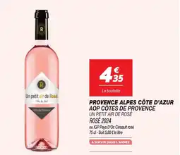 Netto Provence Alpes Côte D'azur AOP Côtes De Provence Un Petit Air De Rosé 2024 aanbieding