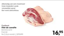 Hanos Couthouis Filet de canette aanbieding