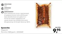 Hanos Spareribs aanbieding
