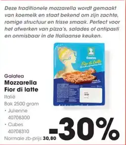 Hanos Galatea Mozzarella Fior di latte aanbieding