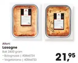 Hanos Altoni Lasagne aanbieding