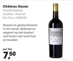 Hanos Château Sissan aanbieding