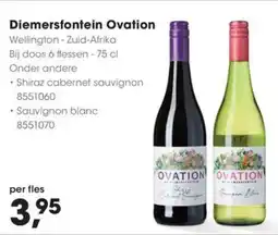 Hanos Diemersfontein Ovation aanbieding
