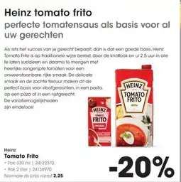 Hanos Heinz Tomato Frito aanbieding
