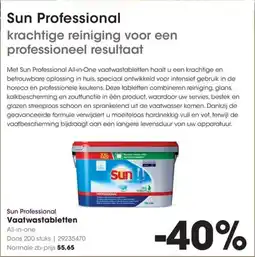 Hanos Sun Professional Vaatwastabletten aanbieding