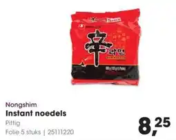 Hanos Nongshim Instant noedels aanbieding