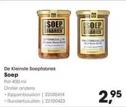 Hanos De Kleinste Soepfabriek Soep aanbieding