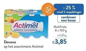 OKay Danone multifruits aanbieding
