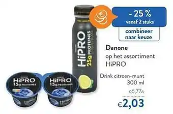OKay Danone drink citroen-munt aanbieding