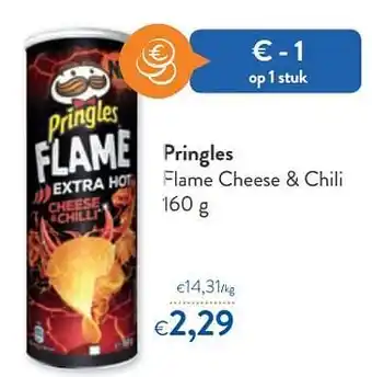 OKay Pringles flame cheese + chili aanbieding
