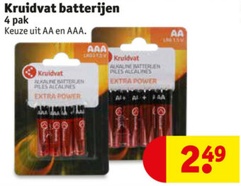 Kruidvat Kruidvat batterijen aanbieding