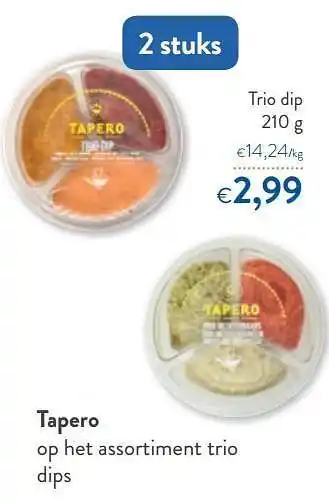 OKay Tapero trio dip aanbieding