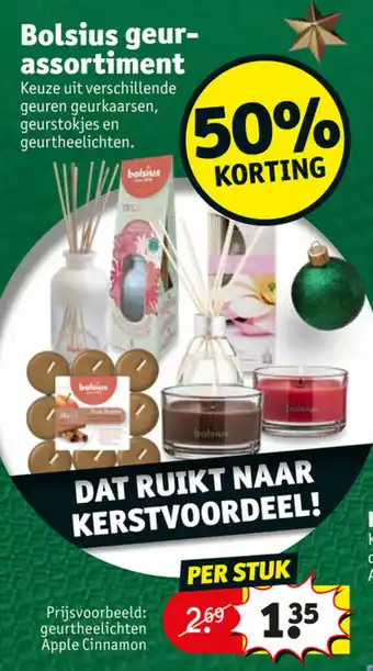 Kruidvat Bolsius geur assortiment aanbieding