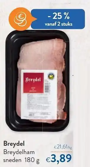 Breydel breydelham sneden