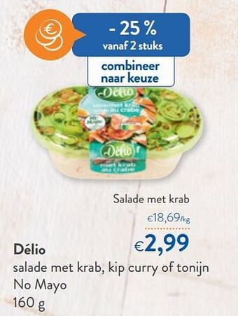 OKay Délio salade met krab aanbieding