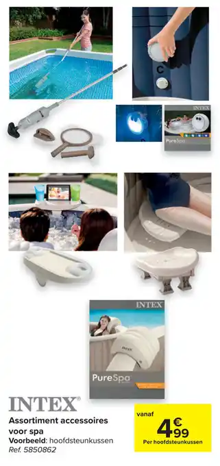 Carrefour Market Intex Assortiment accessoires voor spa aanbieding