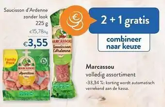 OKay Marcassou saucisson d`ardenne zonder look aanbieding