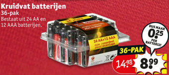Kruidvat Kruidvat batterijen aanbieding