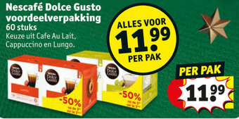 Kruidvat Nescafe Dolce Gusto voordeelverpakking aanbieding