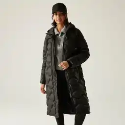 Decathlon Embrie lange isolerende donsjas met capuchon voor dames aanbieding