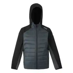 Decathlon Kinder/Kids Kielder IX Hybride Jas (Zwart/Seal Grey) aanbieding