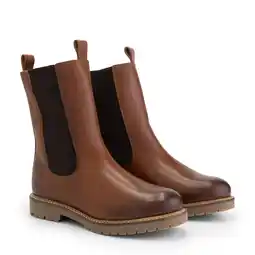 Decathlon Leren chelsea boots - 100% wollen voering - Dames - Forsand aanbieding