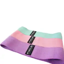 Decathlon Weerstandsbanden - 3 delige set - Pastel - Resistance Bands - Fitness Elastiek aanbieding