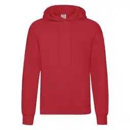 Decathlon Heren Klassieke Hoodie (Rood) aanbieding