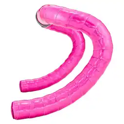 Decathlon Supacaz Stuurlint - Prizmatik - Roze + Ano Roze Stekkers aanbieding