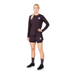 Decathlon Dames T-shirt met lange mouwen Saysky Reflective Polka Pace aanbieding