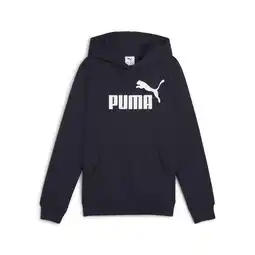 Decathlon ESS No. 1-logo fleece hoodie voor jongeren PUMA New Navy Blue aanbieding