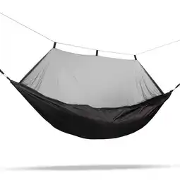 Decathlon Travelnet Hangmat met klamboe L240 x B140 - Zwart - 1 pers aanbieding