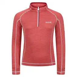 Decathlon Kinderen/Kinderen Berley Half Zip Top met lange mouwen (Mineraal Rood) aanbieding