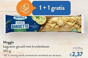 OKay Meggle baguette gevuld met kruidenboter aanbieding