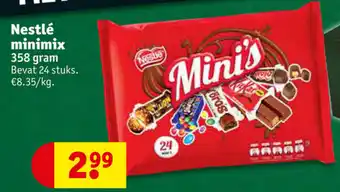 Kruidvat Nestle minimix 358gram aanbieding