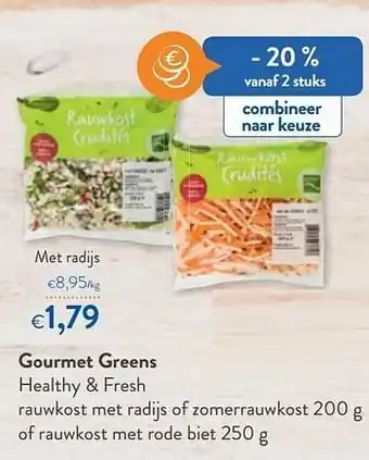 OKay Gourmet greens met radijs aanbieding