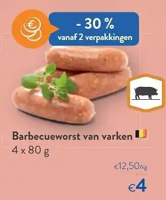 OKay Barbecueworst van varken aanbieding